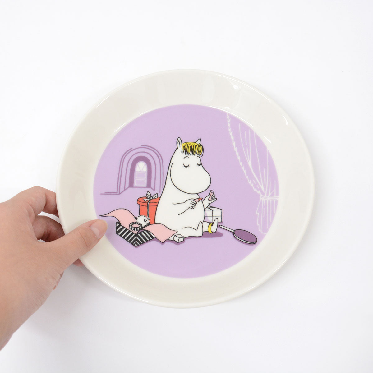 Moomin ムーミン ARABIA アラビア プレート ( 19cm / スノークのおじょうさん / ライラック )