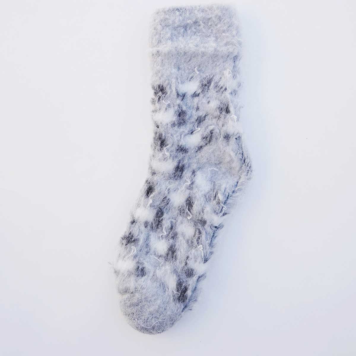 from F フロムエフ もこもこソックス ( poro トナカイ / ブルー / 22.5~25cm )