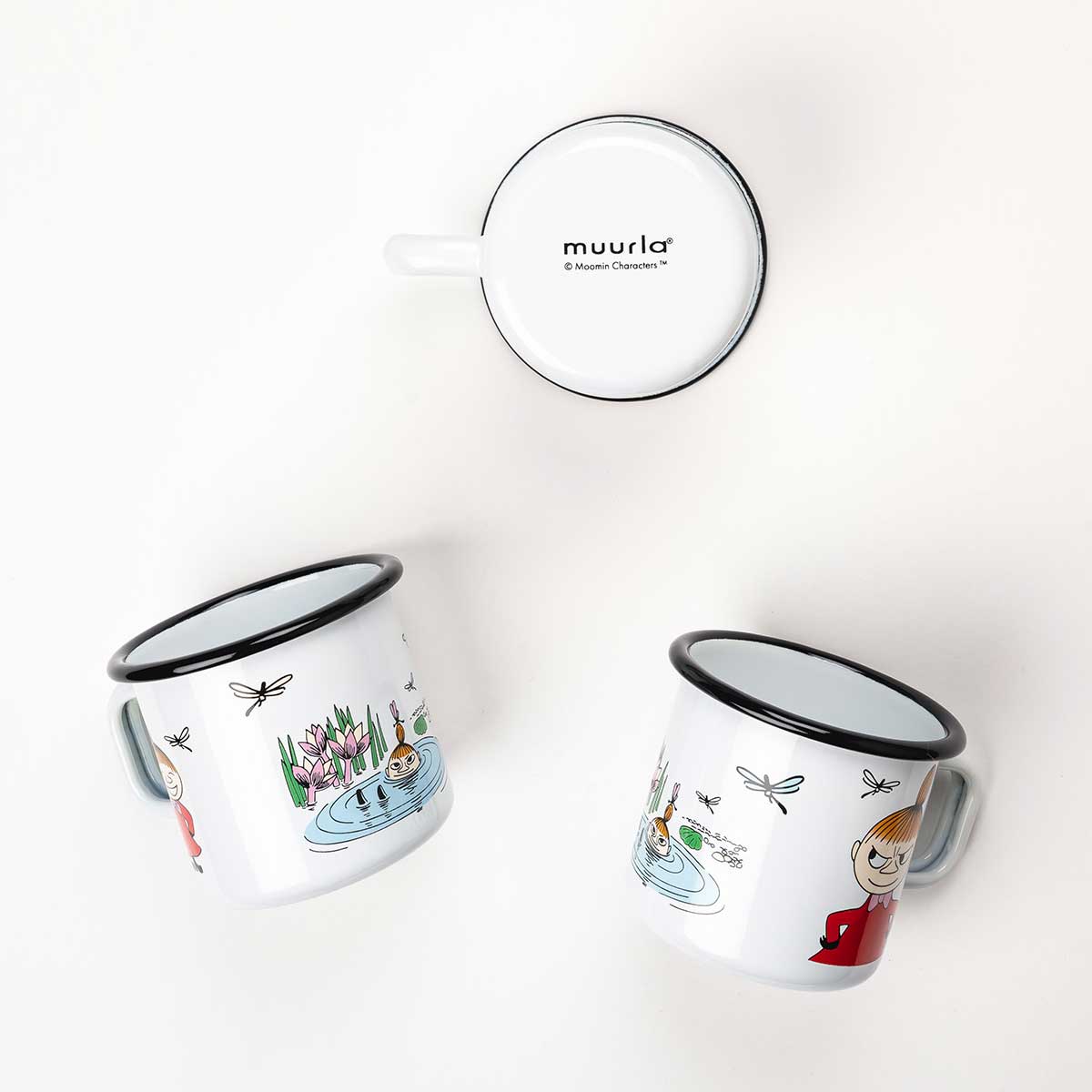 Moomin ムーミン Muurla ムールラ ホーローマグ(リトルミイ / 370ml)