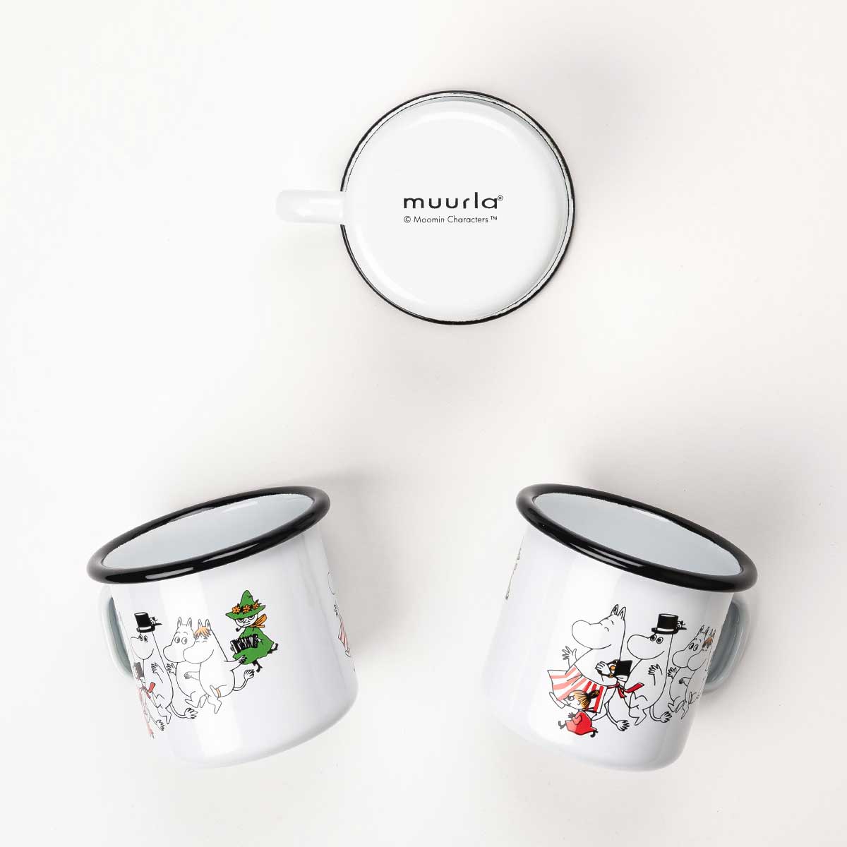 Moomin ムーミン Muurla ムールラ ホーローマグ(ヴィレッジ / 250ml)