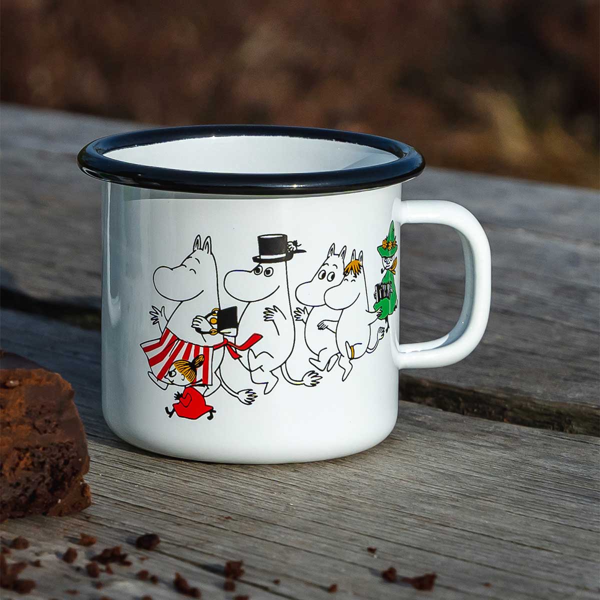 Moomin ムーミン Muurla ムールラ ホーローマグ(ヴィレッジ / 250ml)