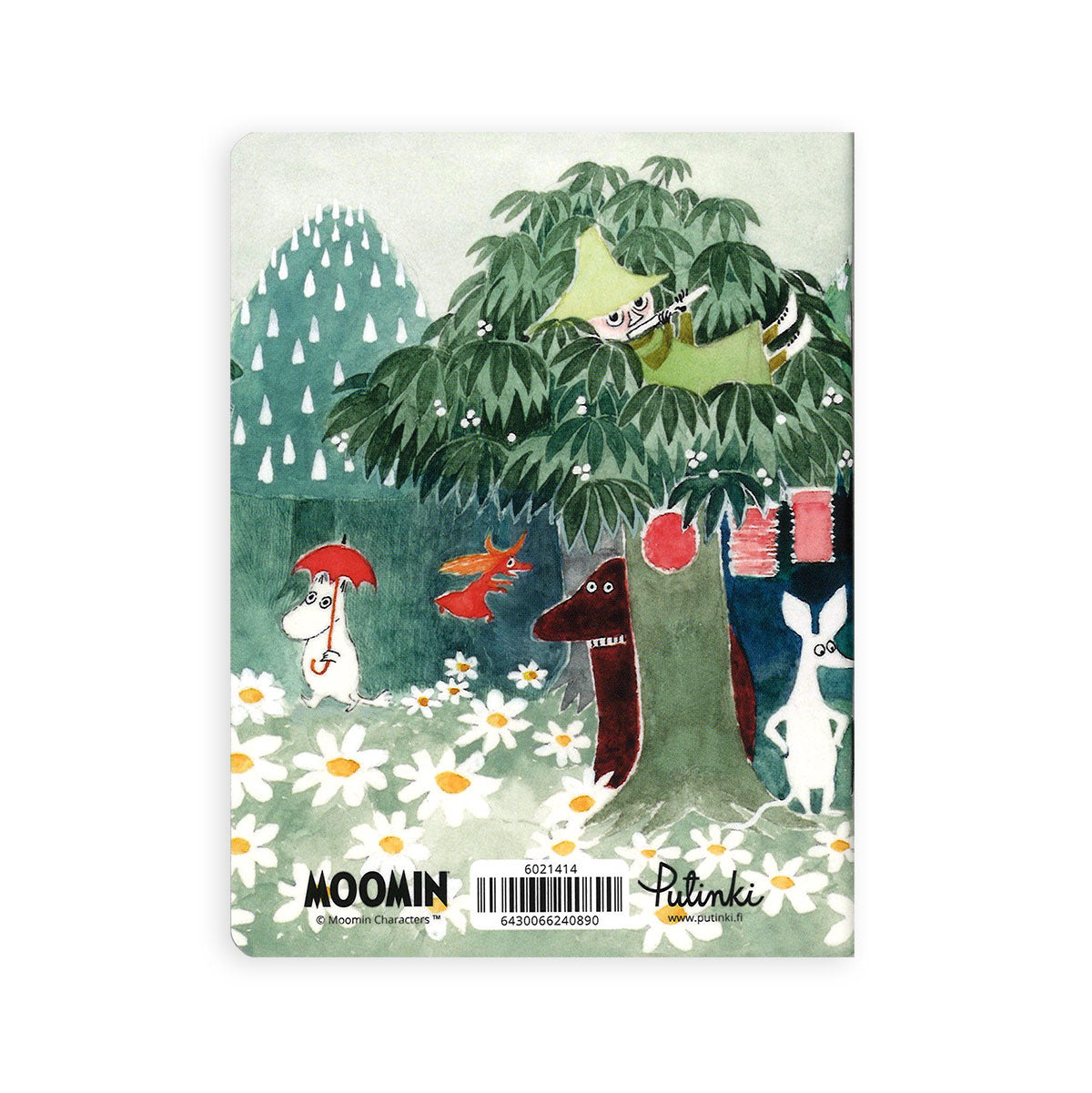 Moomin ムーミン Putinki プティンキ ミニノートブック ( 飛行おにの帽子 ムーミンパパ )