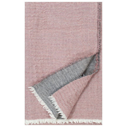 LAPUAN KANKURIT ラプアンカンクリ ブランケット DUETTO ( 140×180cm / ローズ×グレー )