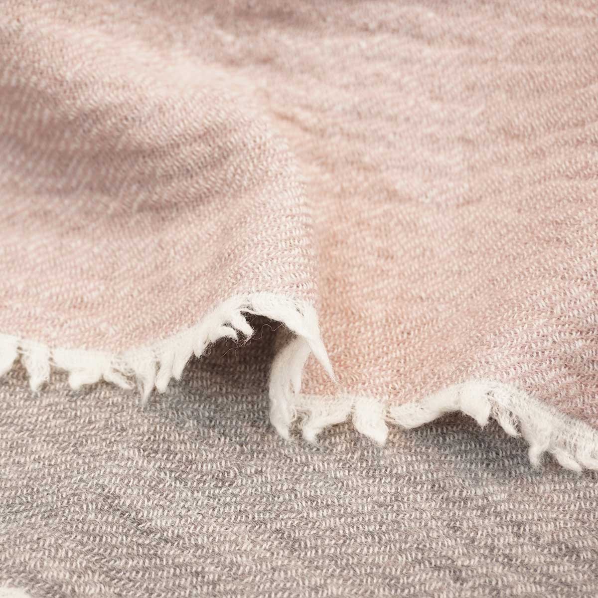 LAPUAN KANKURIT ラプアンカンクリ ブランケット DUETTO ( 140×180cm / ローズ×グレー )