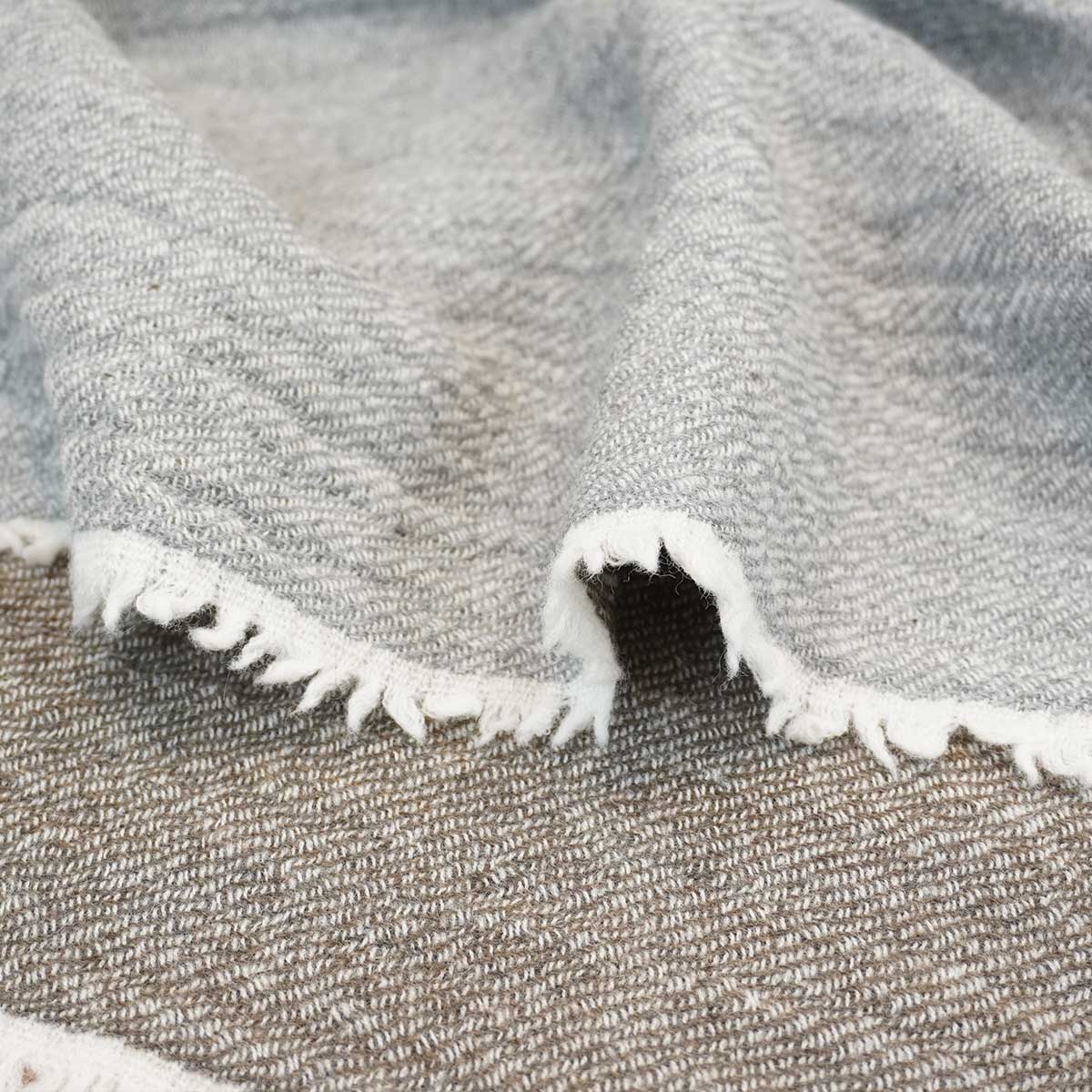 LAPUAN KANKURIT ラプアンカンクリ ブランケット DUETTO ( 140×180cm / ダーク×グレー )