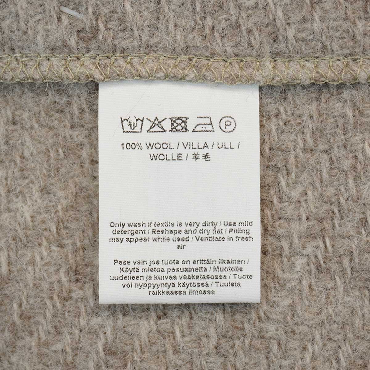 LAPUAN KANKURIT ラプアンカンクリ ポケットショール MARIA ( 60×180cm / ブラウン×ホワイト )