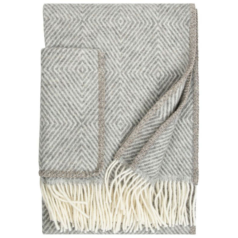 LAPUAN KANKURIT ラプアンカンクリ ポケットショール MARIA ( 60×180cm / グレー×ホワイト )