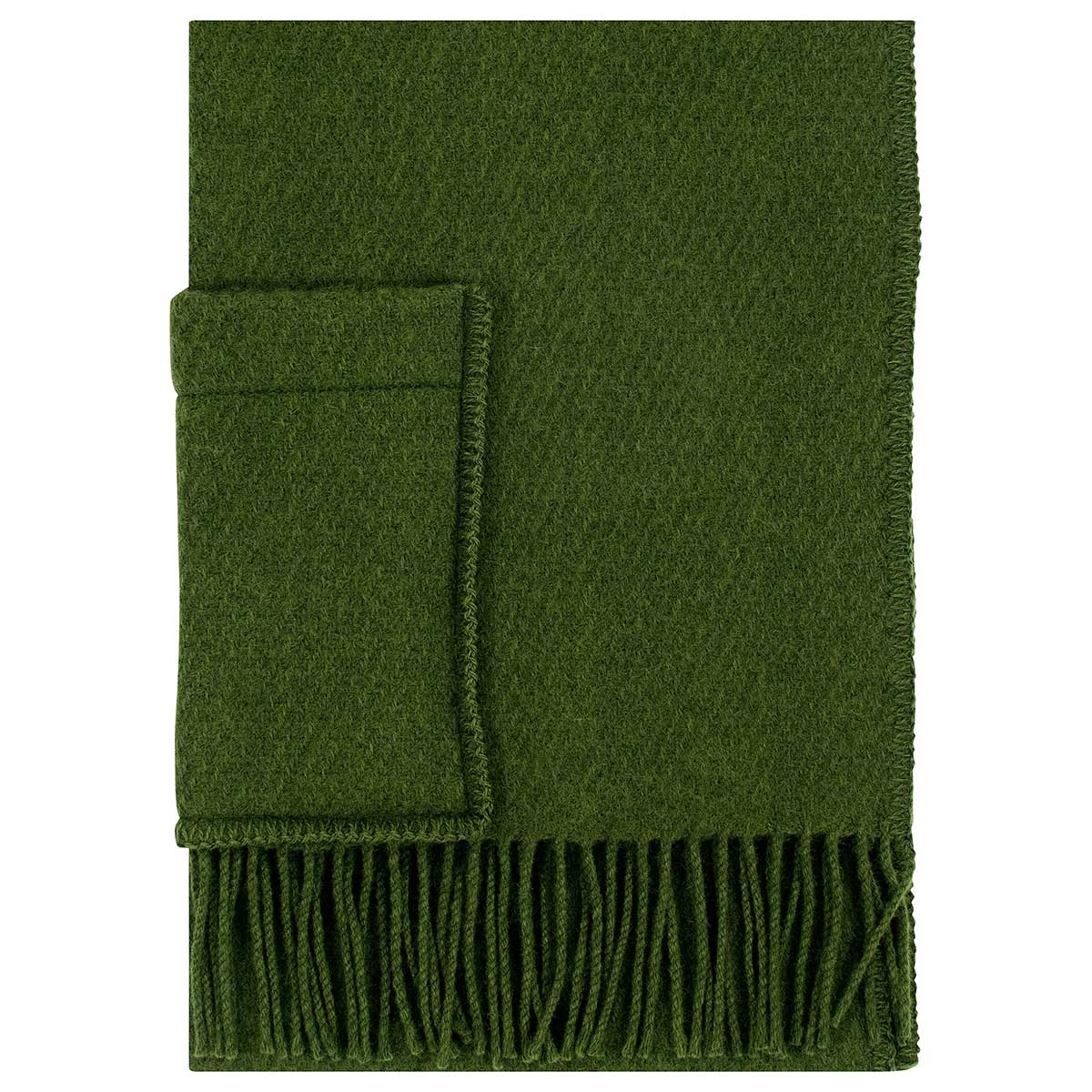 LAPUAN KANKURIT ラプアンカンクリ ポケットショール UNI ( 60×170cm / オリーブ )