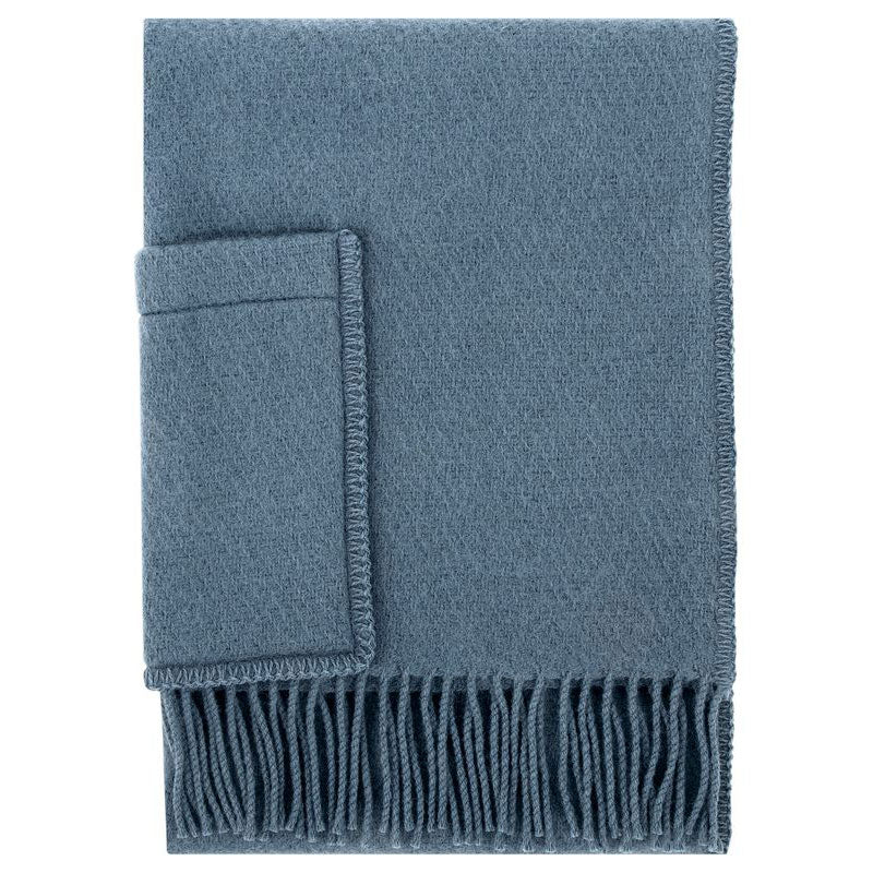 LAPUAN KANKURIT ラプアンカンクリ ポケットショール UNI ( 60×170cm / レイニーブルー )