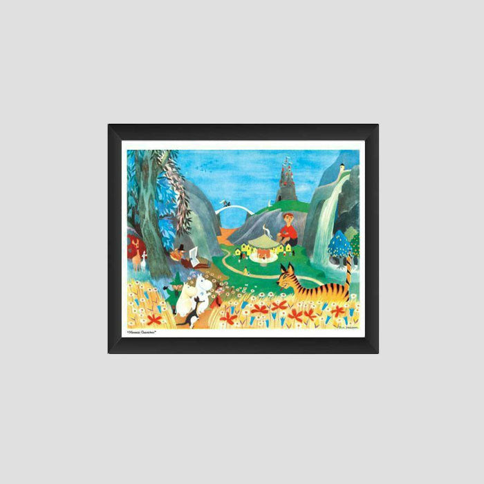 【当店専売】Moomin ムーミン ポスター ( Carousel Party / 50 x 40 cm )
