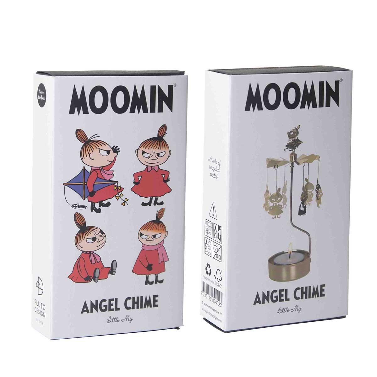 Moomin ムーミン Pluto Design プルート・デザイン ロータリーキャンドルホルダー ( リトルミイ / ゴールド )