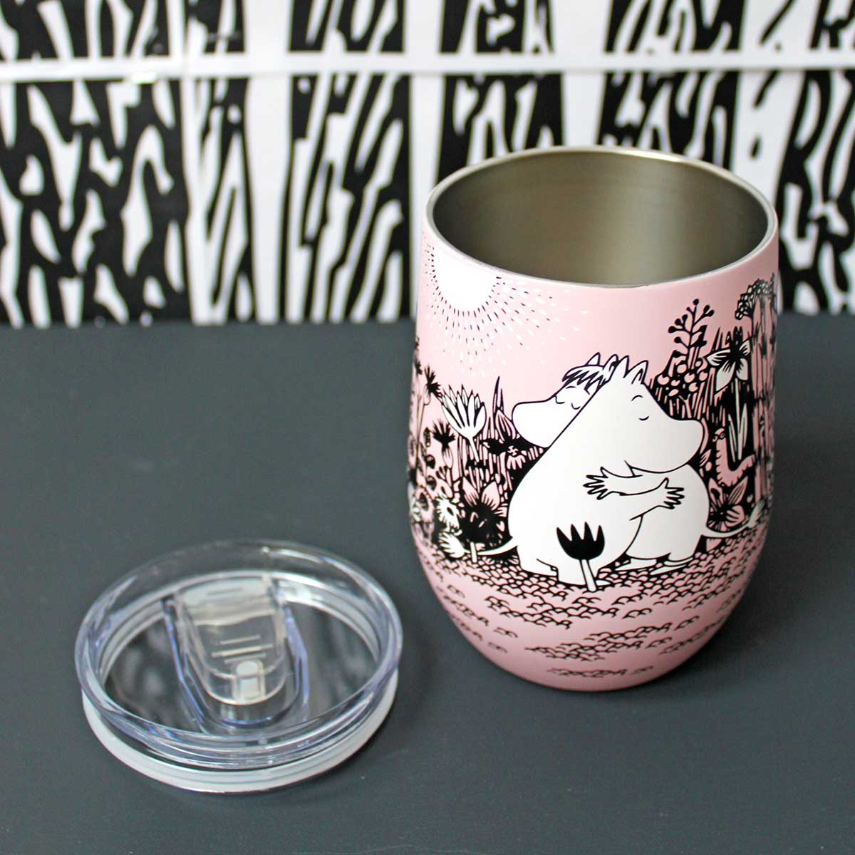 Moomin ムーミン House of Disaster ハウス オブ ディザスター 蓋つきタンブラー ( Love / 350ml )