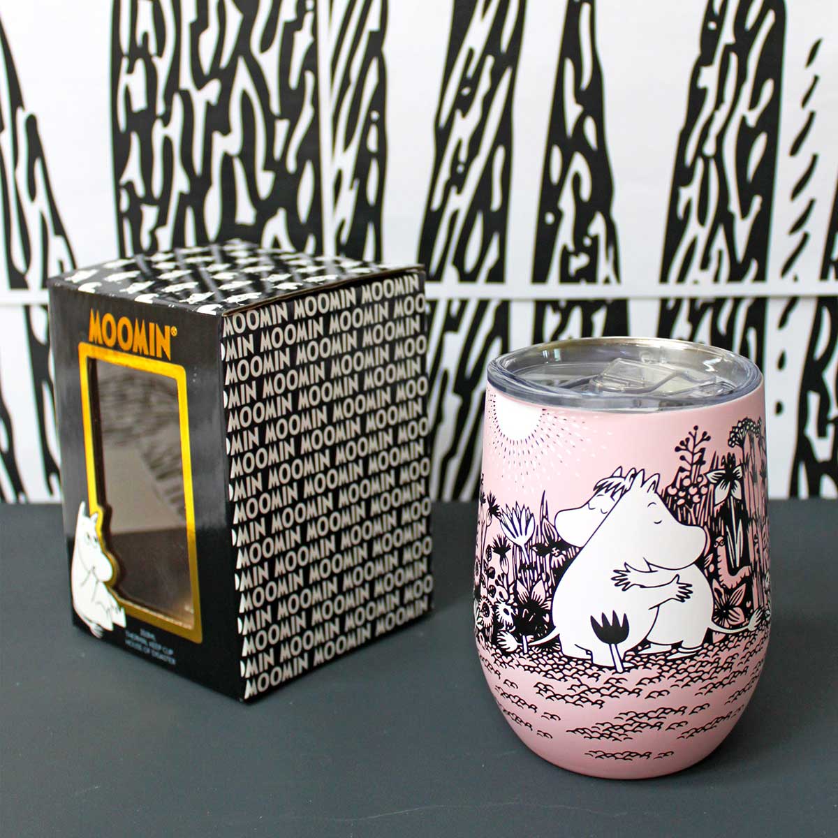 Moomin ムーミン House of Disaster ハウス オブ ディザスター 蓋つきタンブラー ( Love / 350ml )