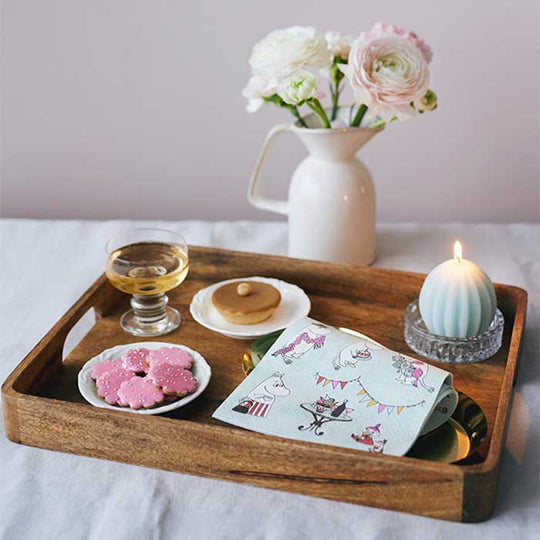 Moomin ムーミン Havi ハヴィ デザインペーパー ( ごちそう / 20枚入り )