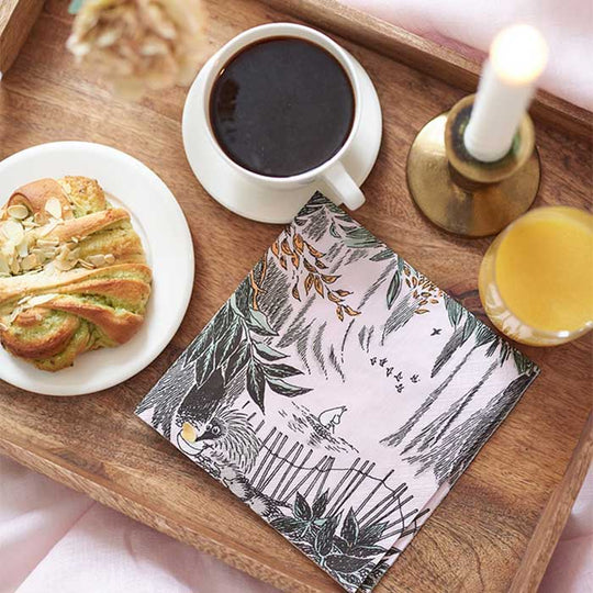 Moomin ムーミン Havi ハヴィ デザインペーパー ( 憧れ / ピンク / 20枚入り )