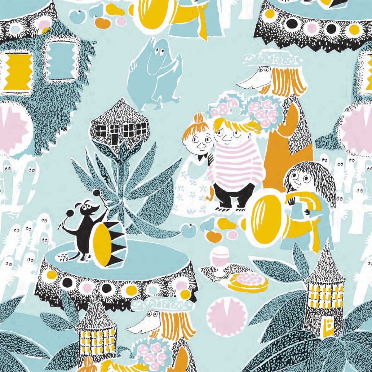 Moomin ムーミン Havi ハヴィ デザインペーパー ( おとぎ話 / 20枚入り )