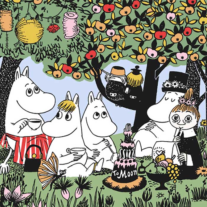 Moomin ムーミン Havi ハヴィ デザインペーパー ( パーティー / 20枚入り )