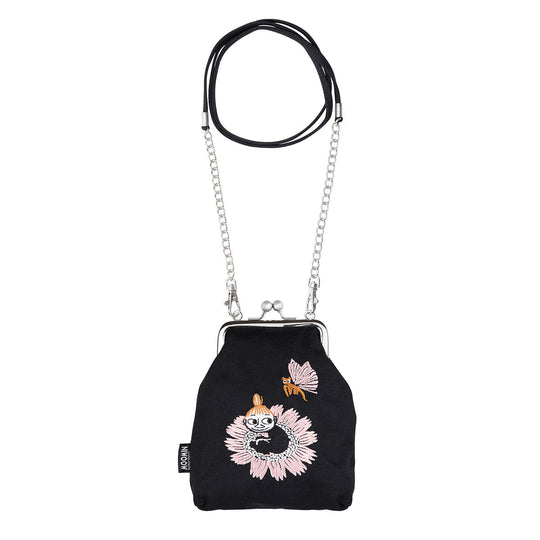 Moomin ムーミン Martinex マルティネックス がま口携帯ポシェット ( リトルミイとバタフライ )