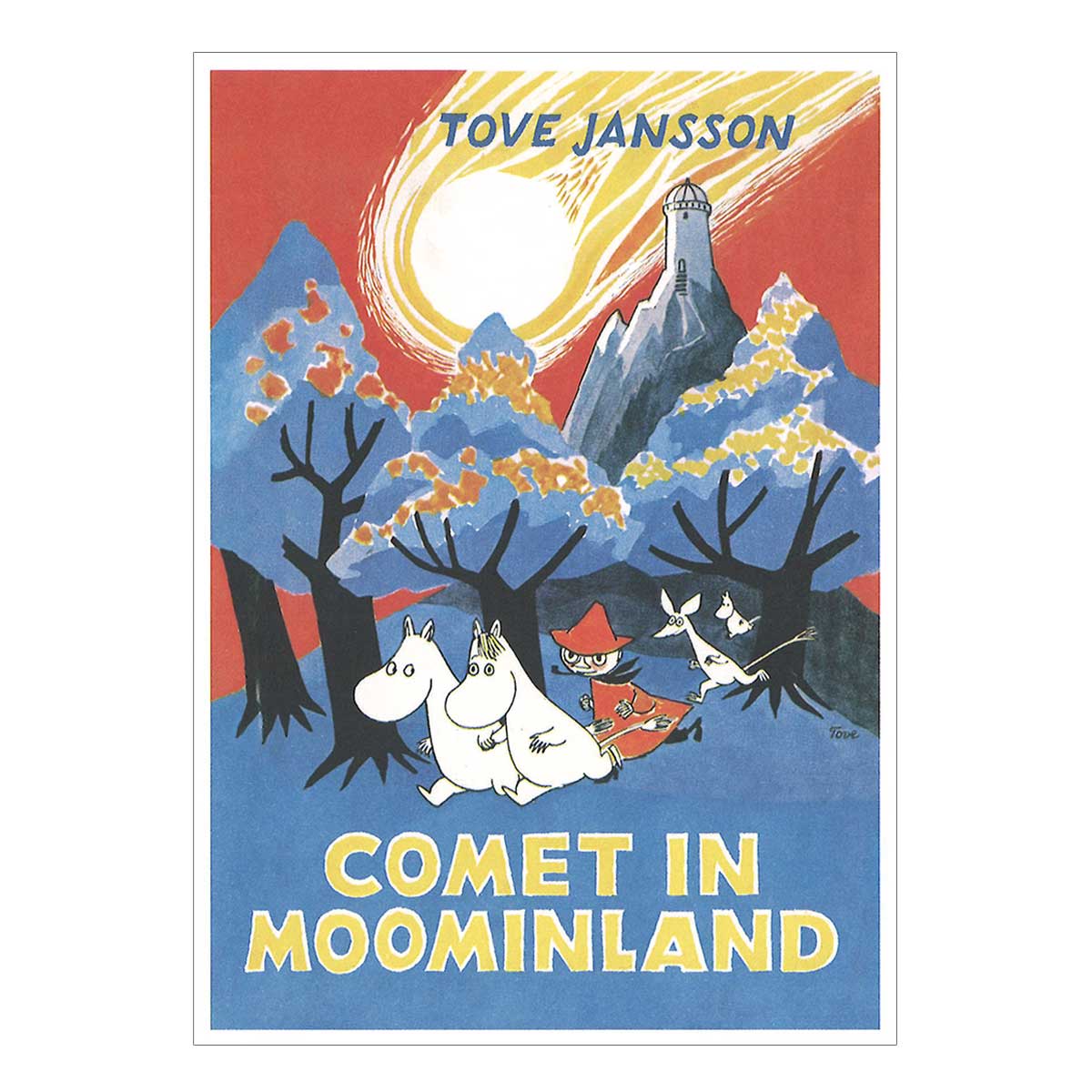 Moomin ムーミン Putinki プティンキ ポストカード ( Comet in Moominland )