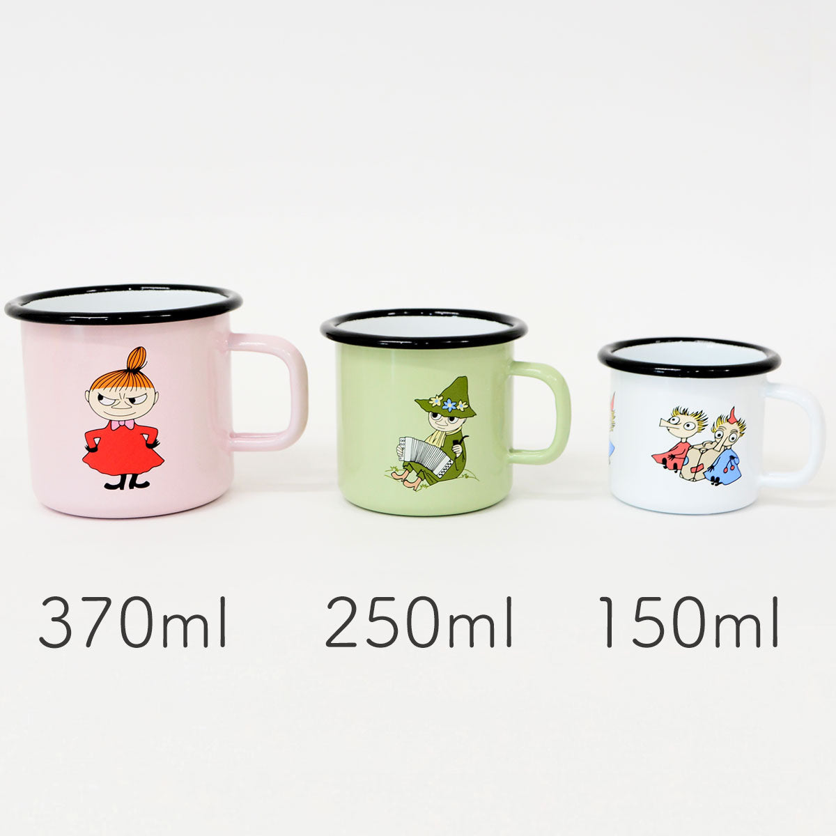 Moomin ムーミン Muurla ムールラ ホーローマグ ( トフスラン&ビフスラン / 150ml )