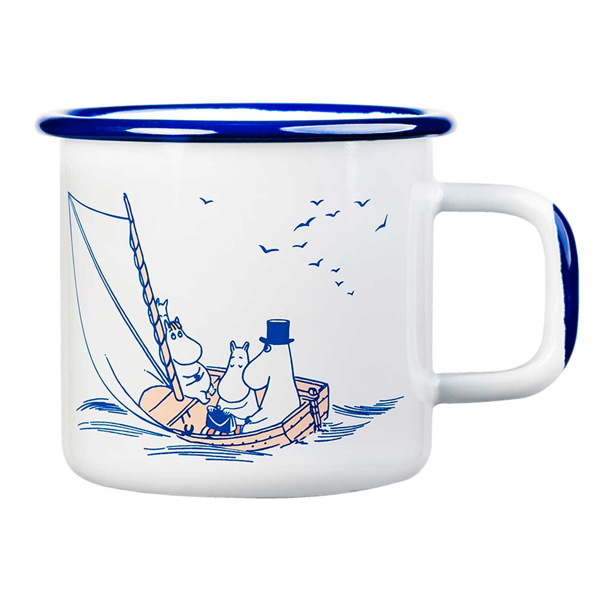 Moomin ムーミン Muurla ムールラ ホーローマグ（セイラーズ / ホワイト / 370ml）