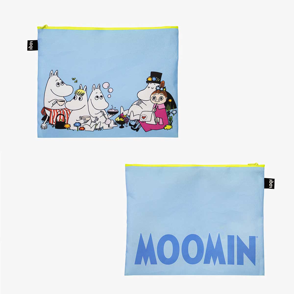 Moomin ムーミン LOQI ローキー ポーチ ( Together / 3個セット )