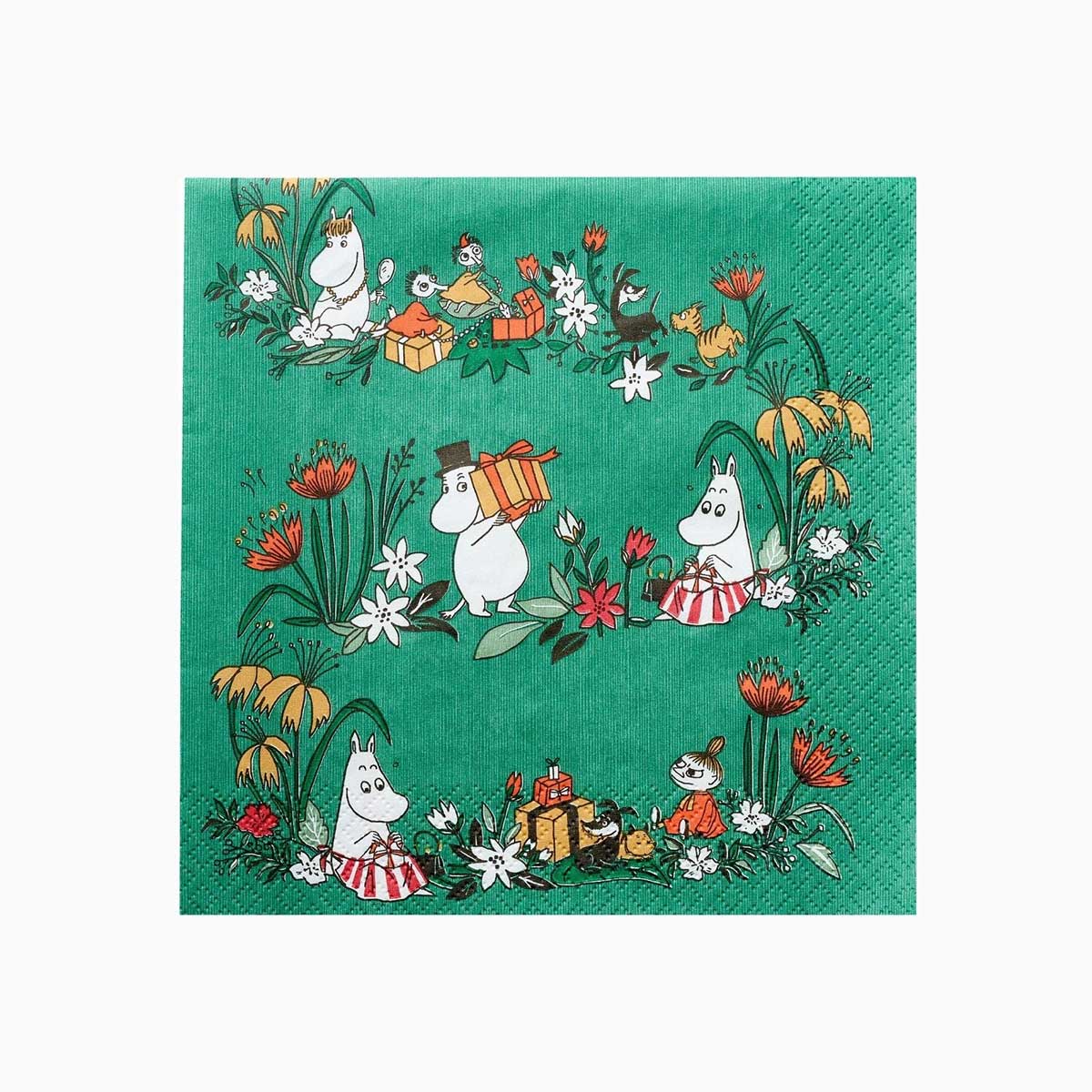 Moomin ムーミン Havi ハヴィ デザインペーパー ( ヤドリギ / グリーン