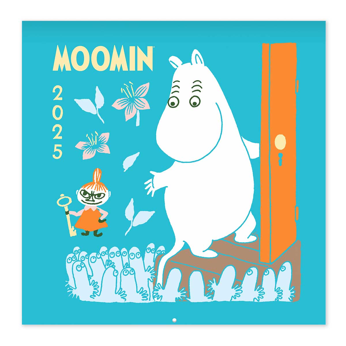 Moomin ムーミン Putinki プティンキ 壁掛けカレンダー 2025年 ( ミニ / 20×20cm )