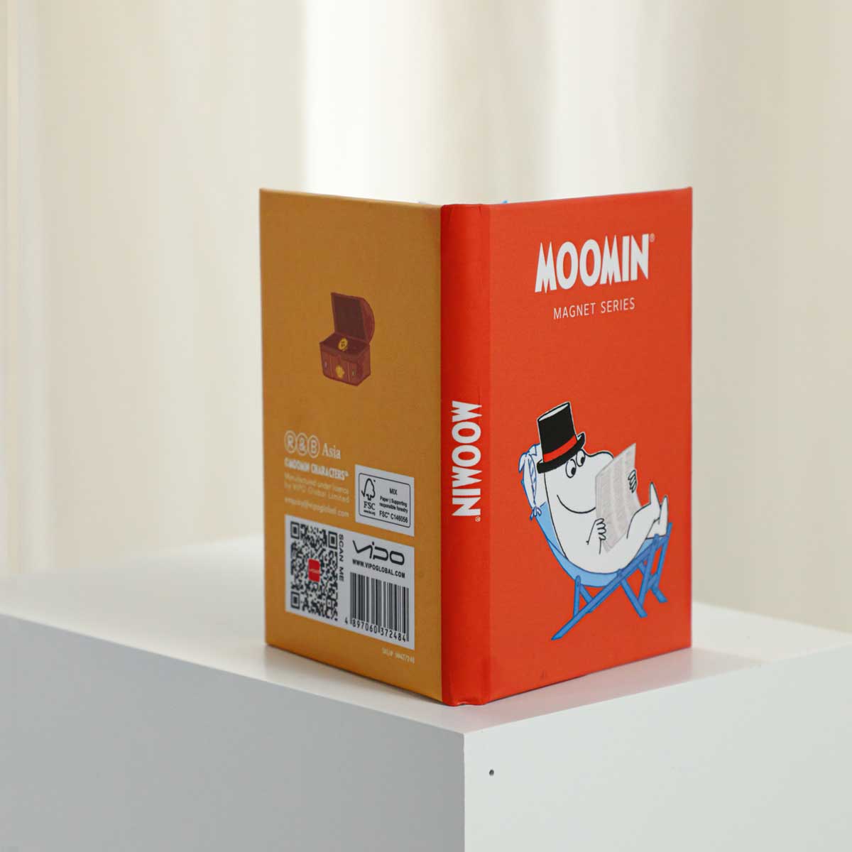 Moomin ムーミン Anglo Nordic アングロ ノルディック ブックマグネット ( ムーミンパパ )