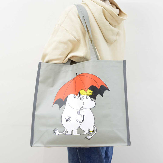 Moomin ムーミン Blue House ブルー ハウス ムーミントートバッグ ( rain )