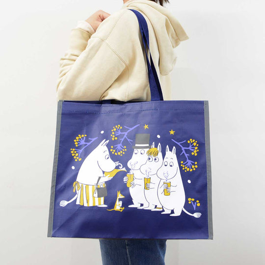 Moomin ムーミン Blue House ブルー ハウス ムーミントートバッグ ( winter )