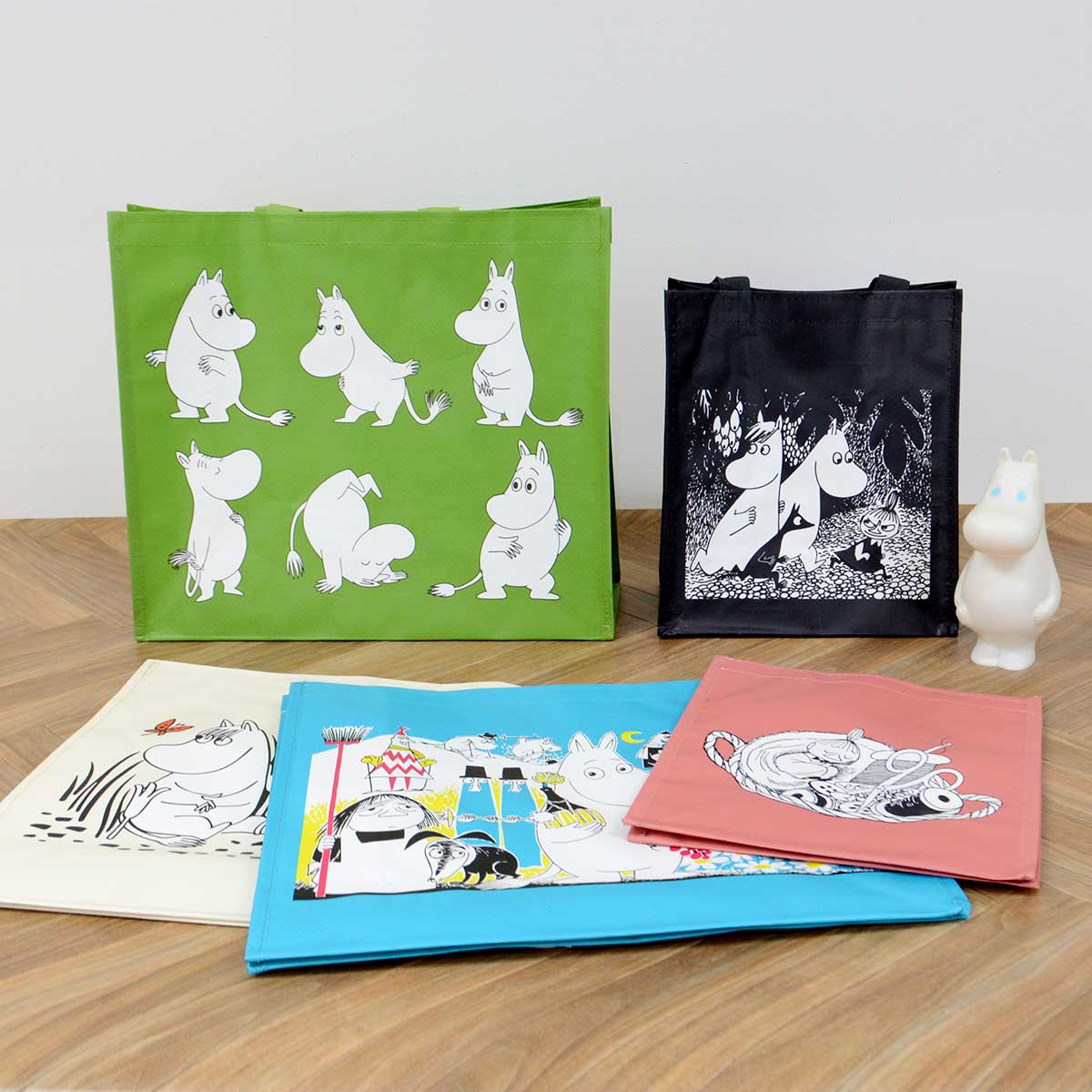 Moomin ムーミン Blue House ブルー ハウス ムーミントートバッグ ( ムーミン80th )