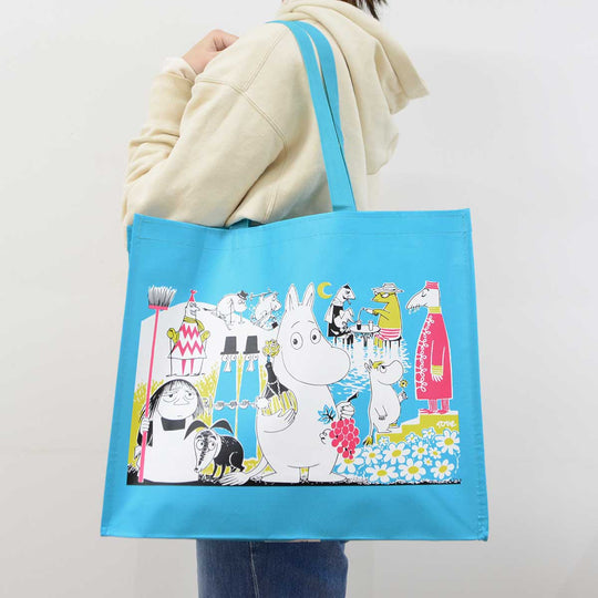 Moomin ムーミン Blue House ブルー ハウス ムーミントートバッグ ( Moomin on cover )