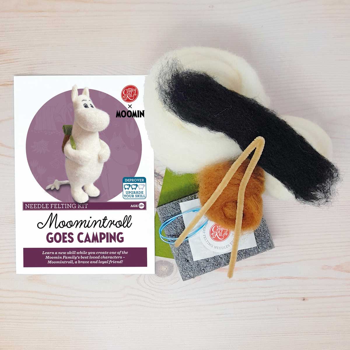 Moomin ムーミン The Crafty Kit Company クラフティ キット カンパニー 羊毛フェルトキット ( ムーミン )