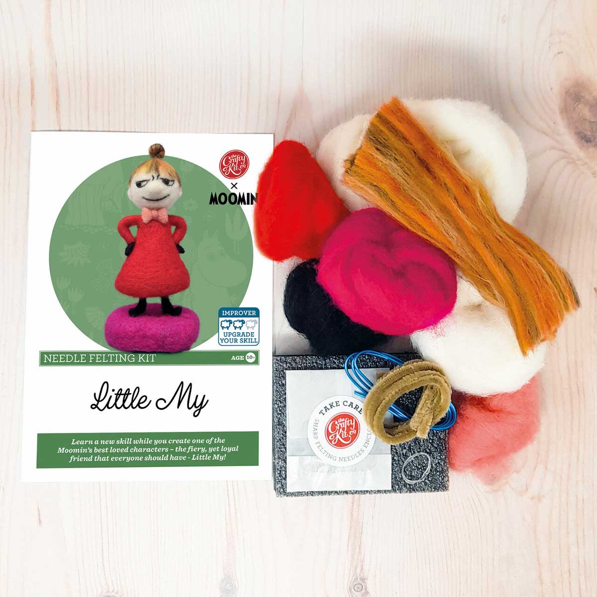 Moomin ムーミン The Crafty Kit Company クラフティ キット カンパニー 羊毛フェルトキット ( リトルミイ )