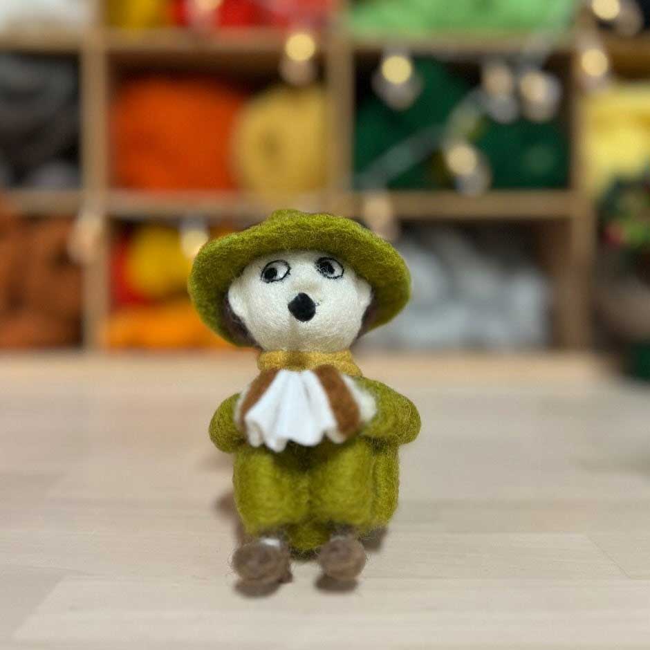 Moomin ムーミン The Crafty Kit Company クラフティ キット カンパニー 羊毛フェルトキット ( スナフキン )