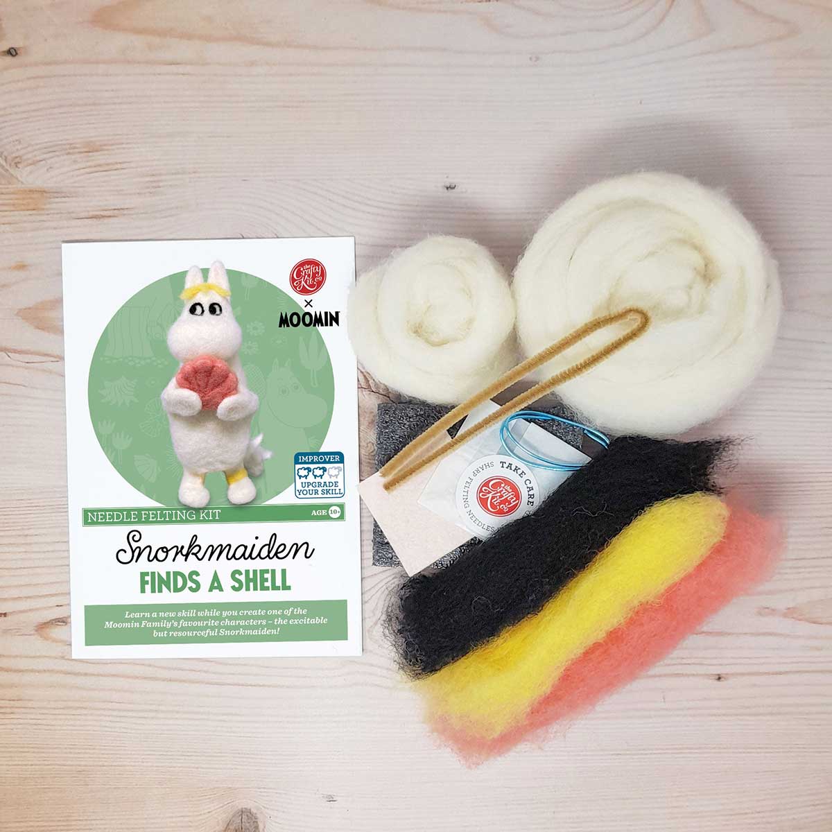 Moomin ムーミン The Crafty Kit Company クラフティ キット カンパニー 羊毛フェルトキット ( スノークのおじょうさん )