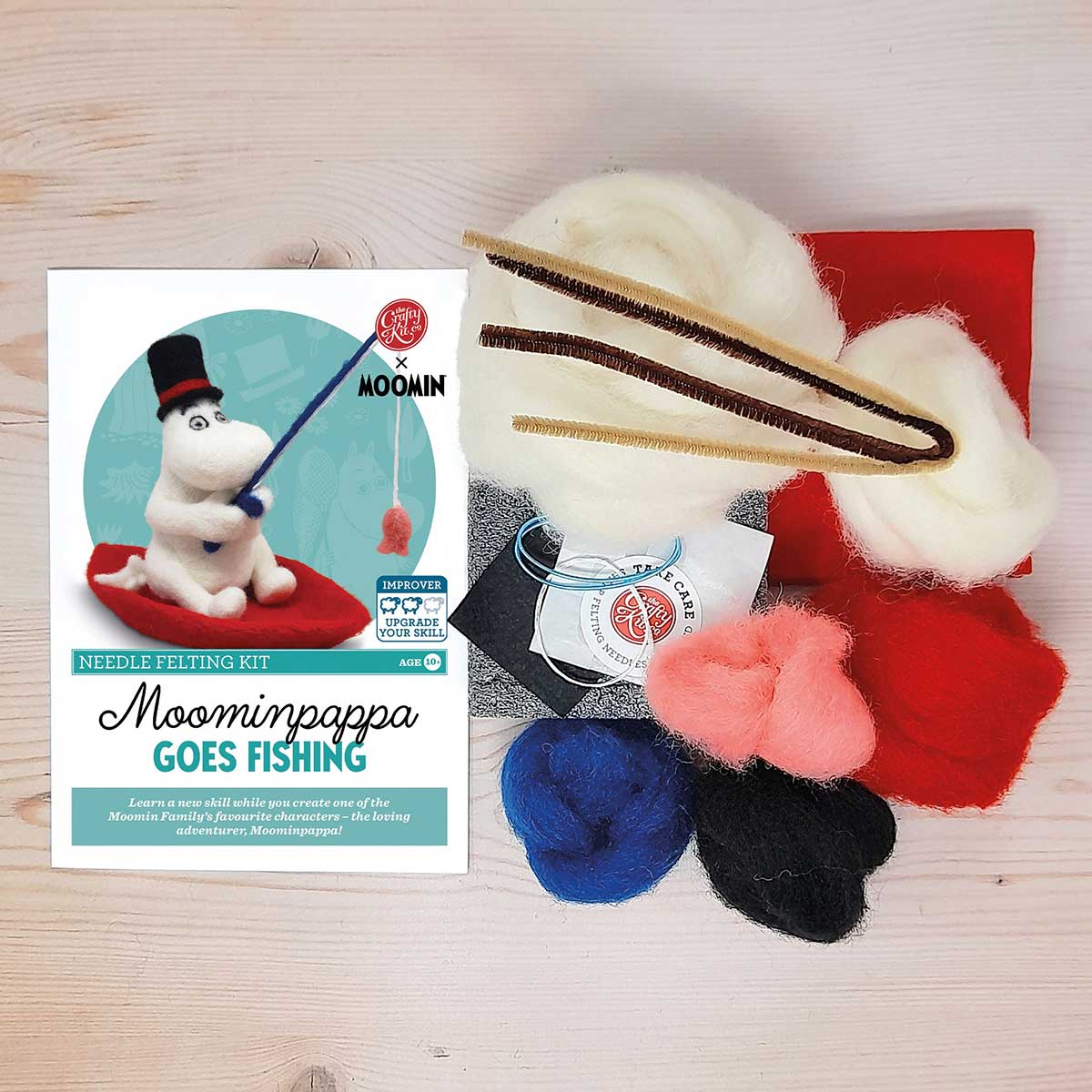 Moomin ムーミン The Crafty Kit Company クラフティ キット カンパニー 羊毛フェルトキット ( ムーミンパパ )
