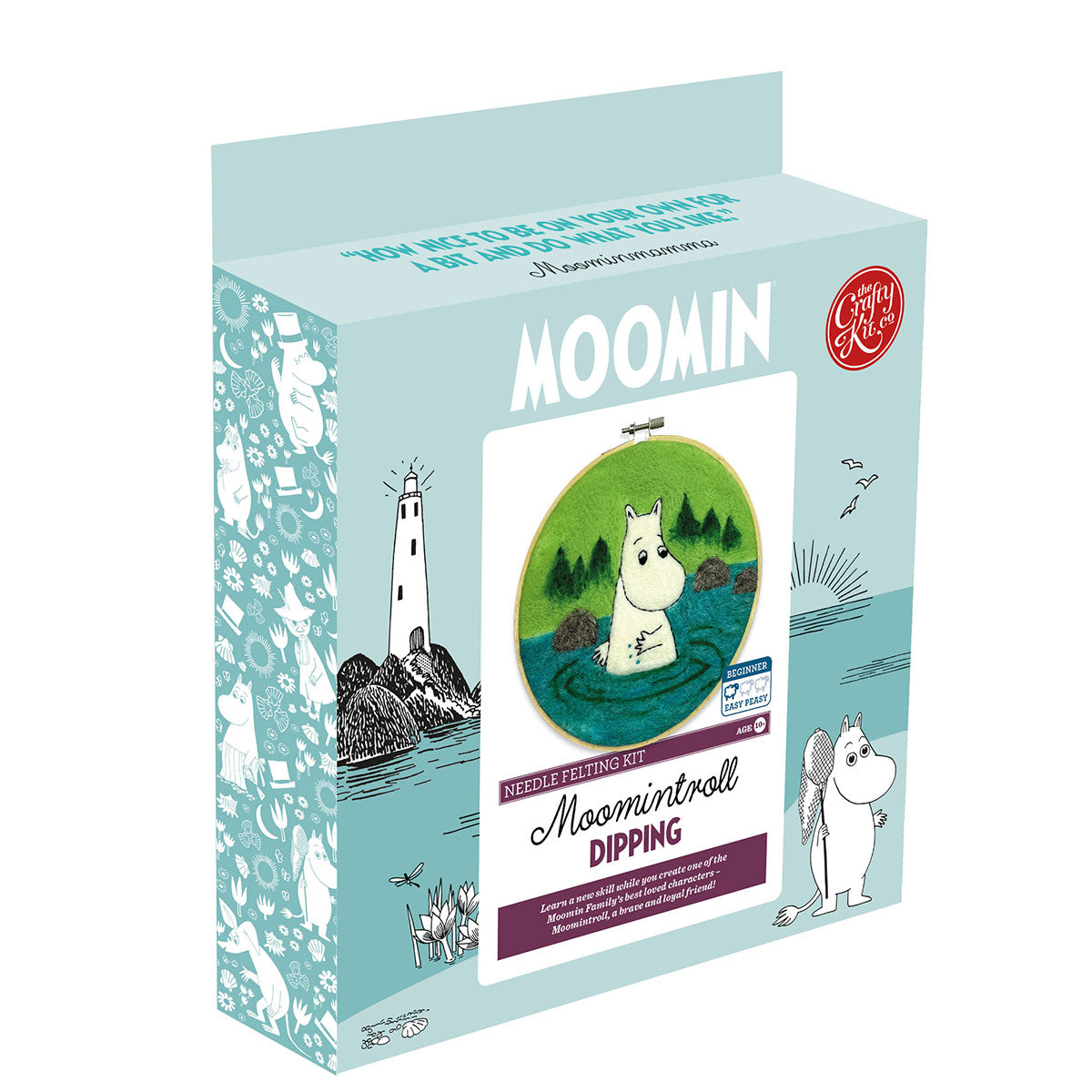 Moomin ムーミン The Crafty Kit Company クラフティ キット カンパニー 羊毛刺しゅうキット ( ムーミン )