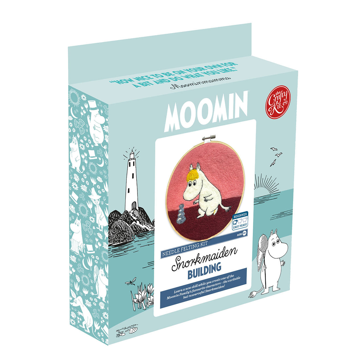 Moomin ムーミン The Crafty Kit Company クラフティ キット カンパニー 羊毛刺しゅうキット ( スノークのおじょうさん )