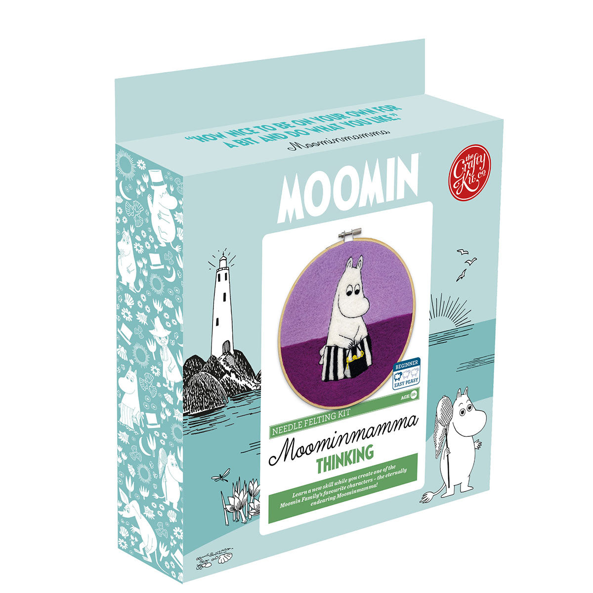 Moomin ムーミン The Crafty Kit Company クラフティ キット カンパニー 羊毛刺しゅうキット ( ムーミンママ )