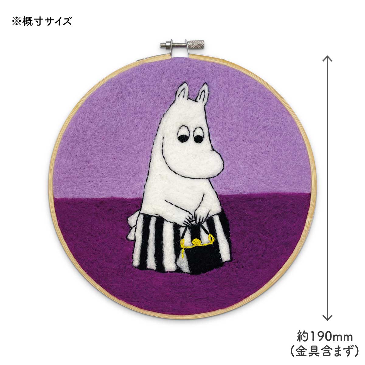 Moomin ムーミン The Crafty Kit Company クラフティ キット カンパニー 羊毛刺しゅうキット ( ムーミンママ )