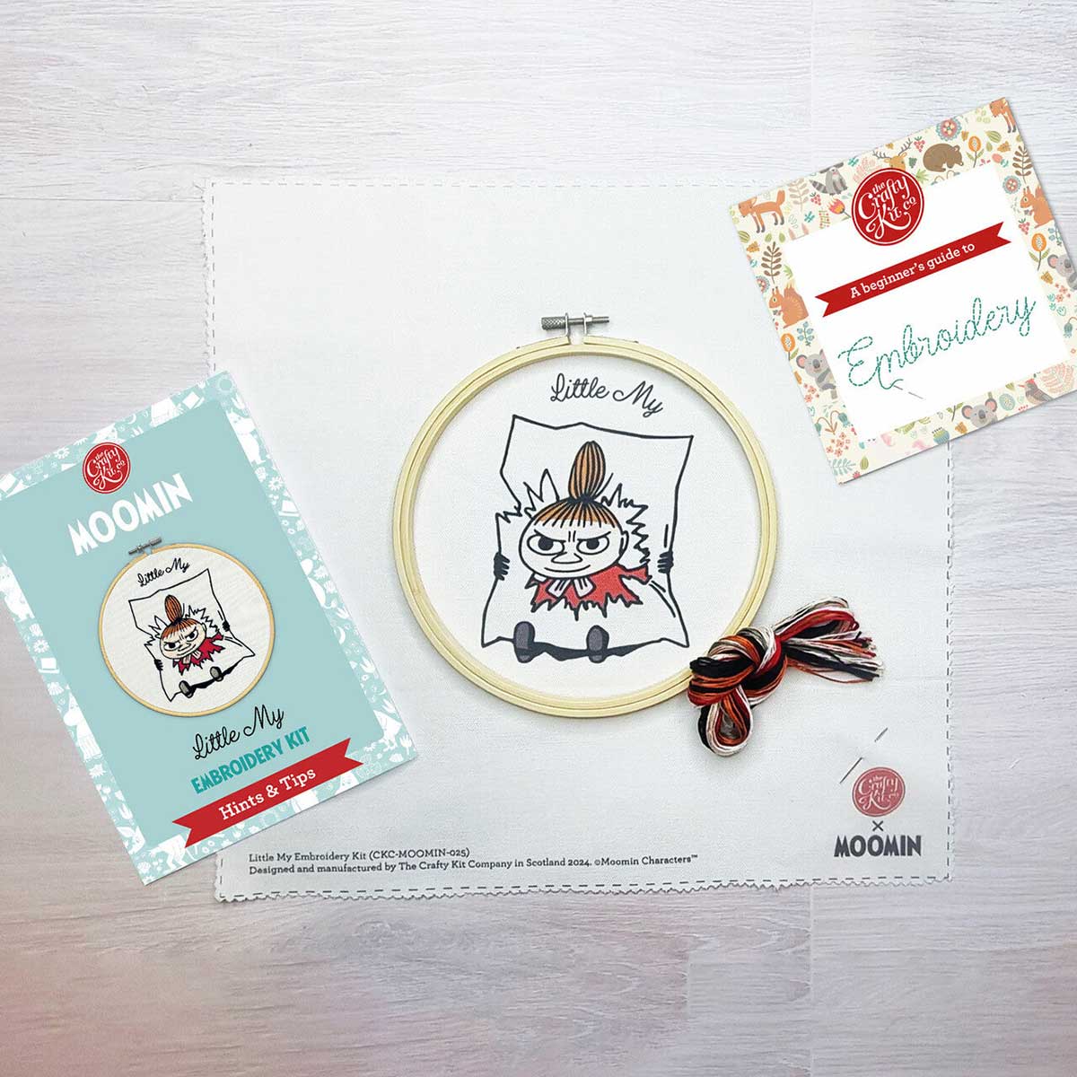 Moomin ムーミン The Crafty Kit Company クラフティ キット カンパニー 刺しゅうキット ( リトルミイ )