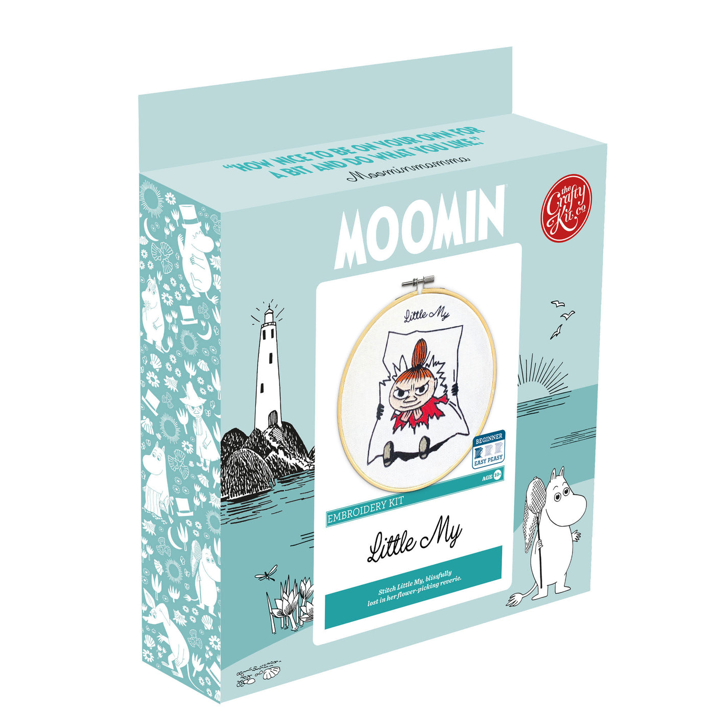 Moomin ムーミン The Crafty Kit Company クラフティ キット カンパニー 刺しゅうキット ( リトルミイ )