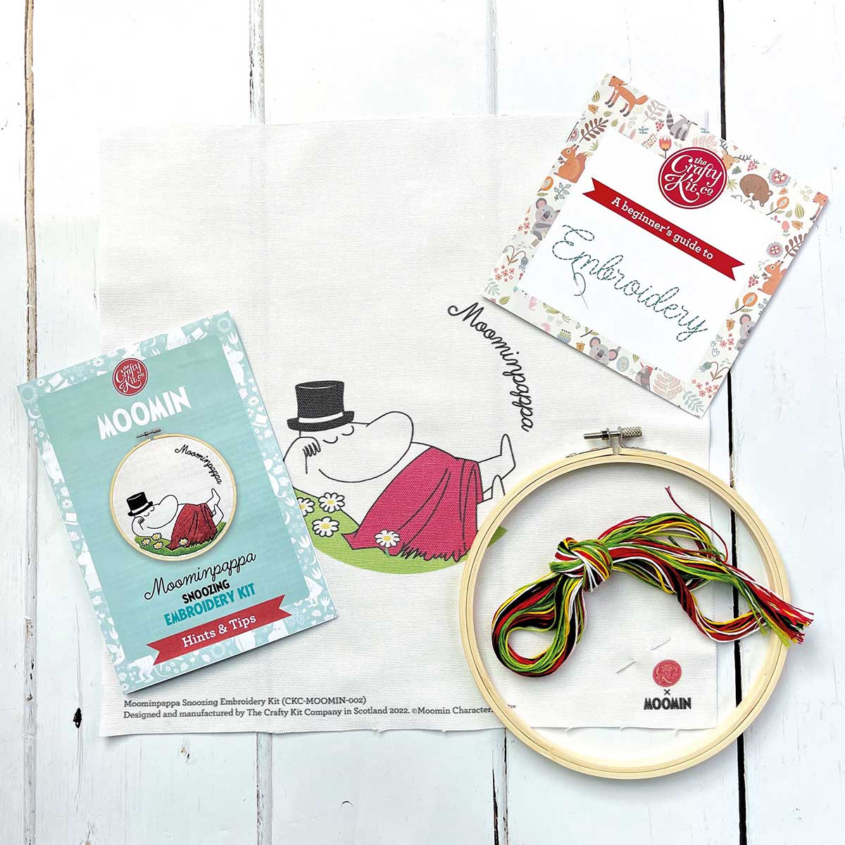 Moomin ムーミン The Crafty Kit Company クラフティ キット カンパニー 刺しゅうキット ( ムーミンパパ )