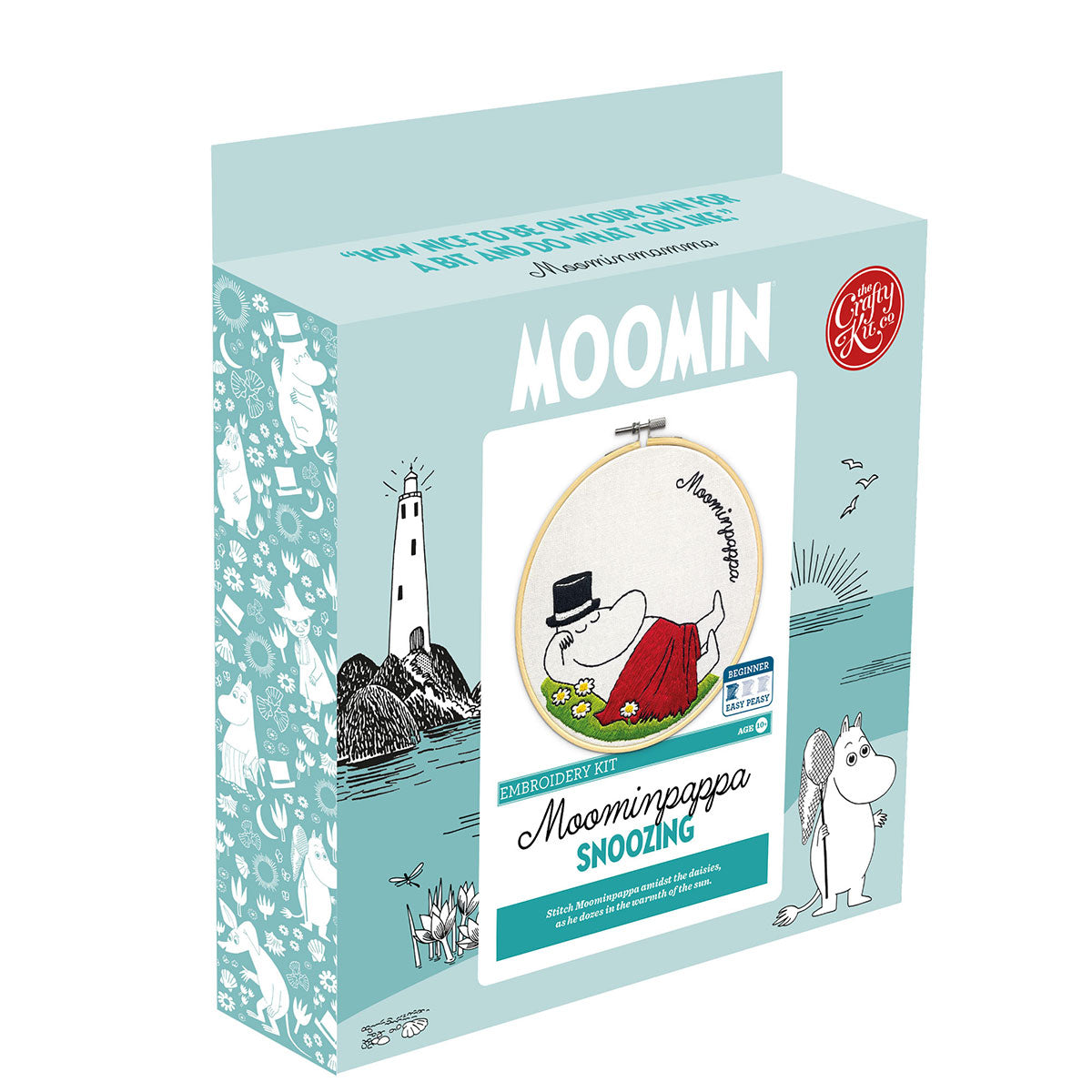 Moomin ムーミン The Crafty Kit Company クラフティ キット カンパニー 刺しゅうキット ( ムーミンパパ )