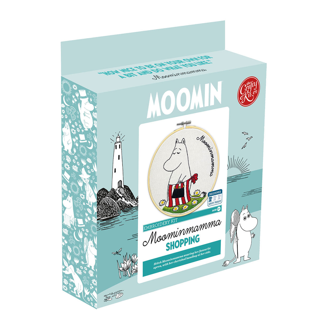 Moomin ムーミン The Crafty Kit Company クラフティ キット カンパニー 刺しゅうキット ( ムーミンママ )