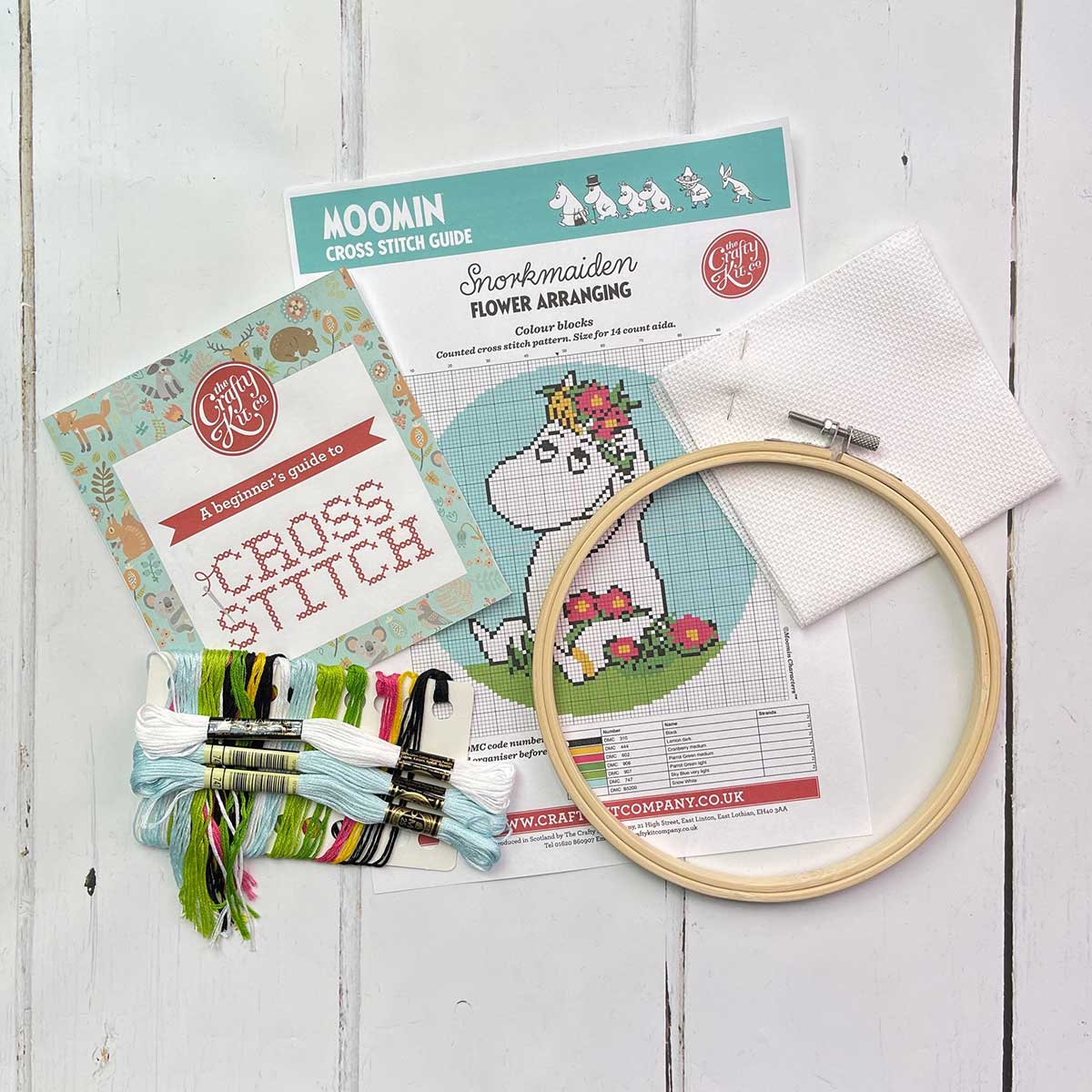 Moomin ムーミン The Crafty Kit Company クラフティ キット カンパニー クロスステッチキット ( スノークのおじょうさん )