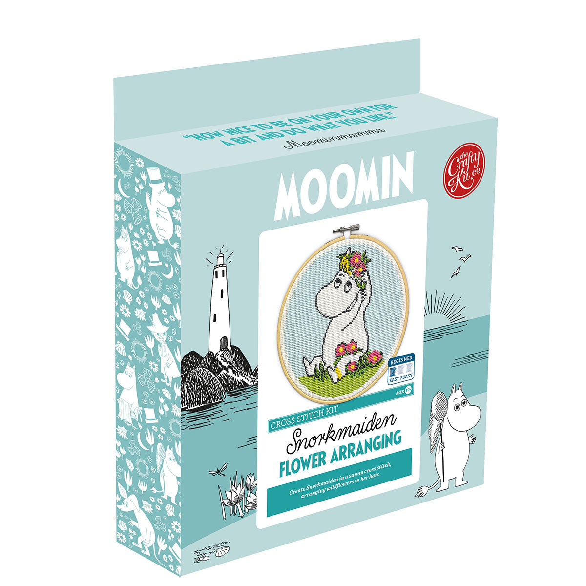 Moomin ムーミン The Crafty Kit Company クラフティ キット カンパニー クロスステッチキット ( スノークのおじょうさん )