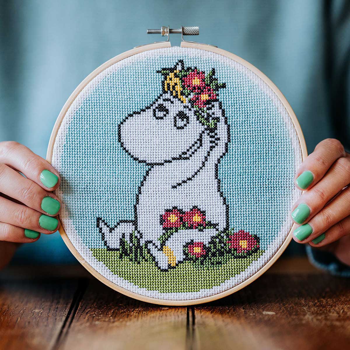 Moomin ムーミン The Crafty Kit Company クラフティ キット カンパニー クロスステッチキット ( スノークのおじょうさん )